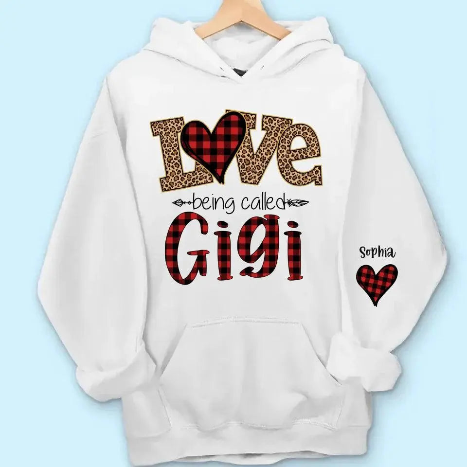 Love Being Called Grandma Sweatshirt, Christmas Nana Sweatshirt, Custom Grandma Claus Christmas Sweatshirt & Hoodie Dreamship