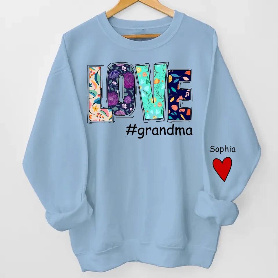 Personalized Christmas Love Nana Life Sweatshirt & Hoodie, 2025 Custom Nana Claus Sweatshirt, Grandma Christmas Sweatshirt & Hoodie