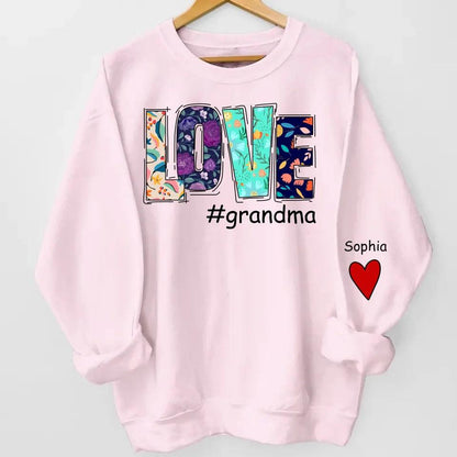 Personalized Christmas Love Nana Life Sweatshirt & Hoodie, 2024 Custom Nana Claus Sweatshirt, Grandma Christmas Sweatshirt & Hoodie