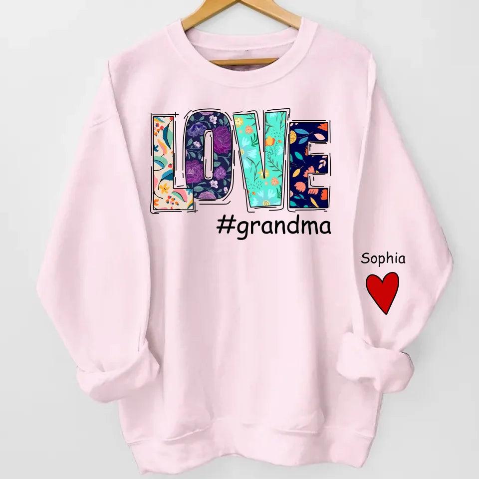 Personalized Christmas Love Nana Life Sweatshirt & Hoodie, 2025 Custom Nana Claus Sweatshirt, Grandma Christmas Sweatshirt & Hoodie