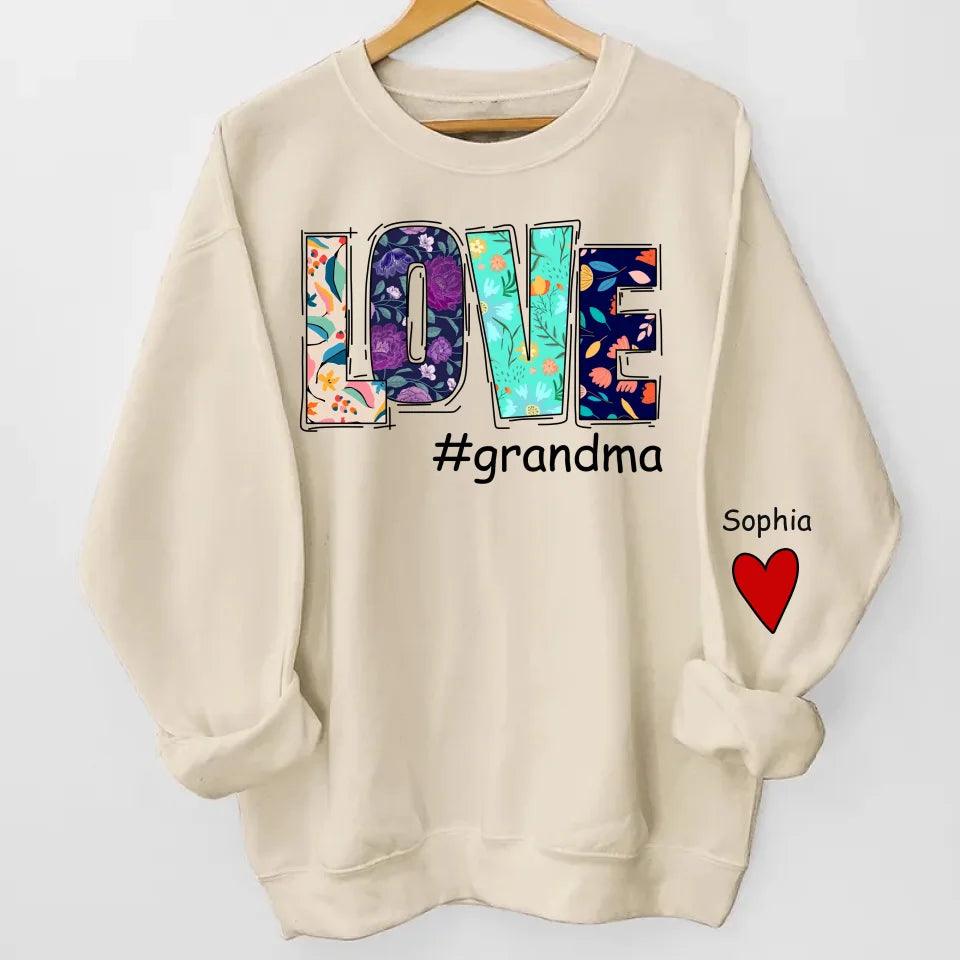 Personalized Christmas Love Nana Life Sweatshirt & Hoodie, 2024 Custom Nana Claus Sweatshirt, Grandma Christmas Sweatshirt & Hoodie