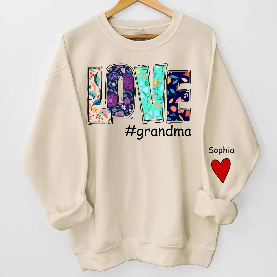 Personalized Christmas Love Nana Life Sweatshirt & Hoodie, 2025 Custom Nana Claus Sweatshirt, Grandma Christmas Sweatshirt & Hoodie