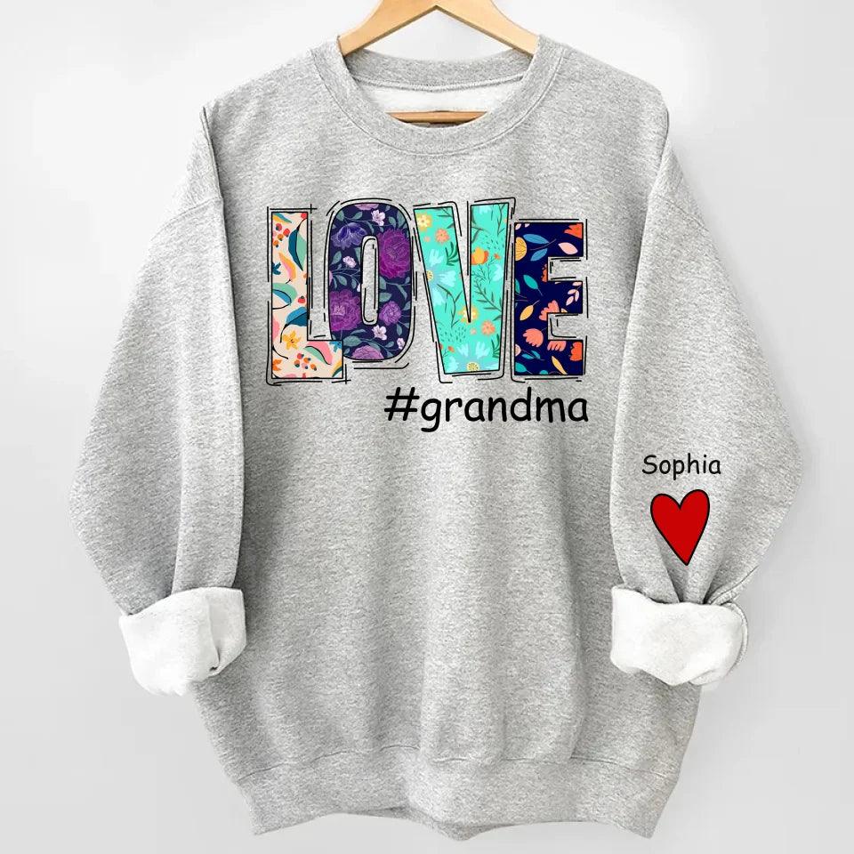 Personalized Christmas Love Nana Life Sweatshirt & Hoodie, 2024 Custom Nana Claus Sweatshirt, Grandma Christmas Sweatshirt & Hoodie