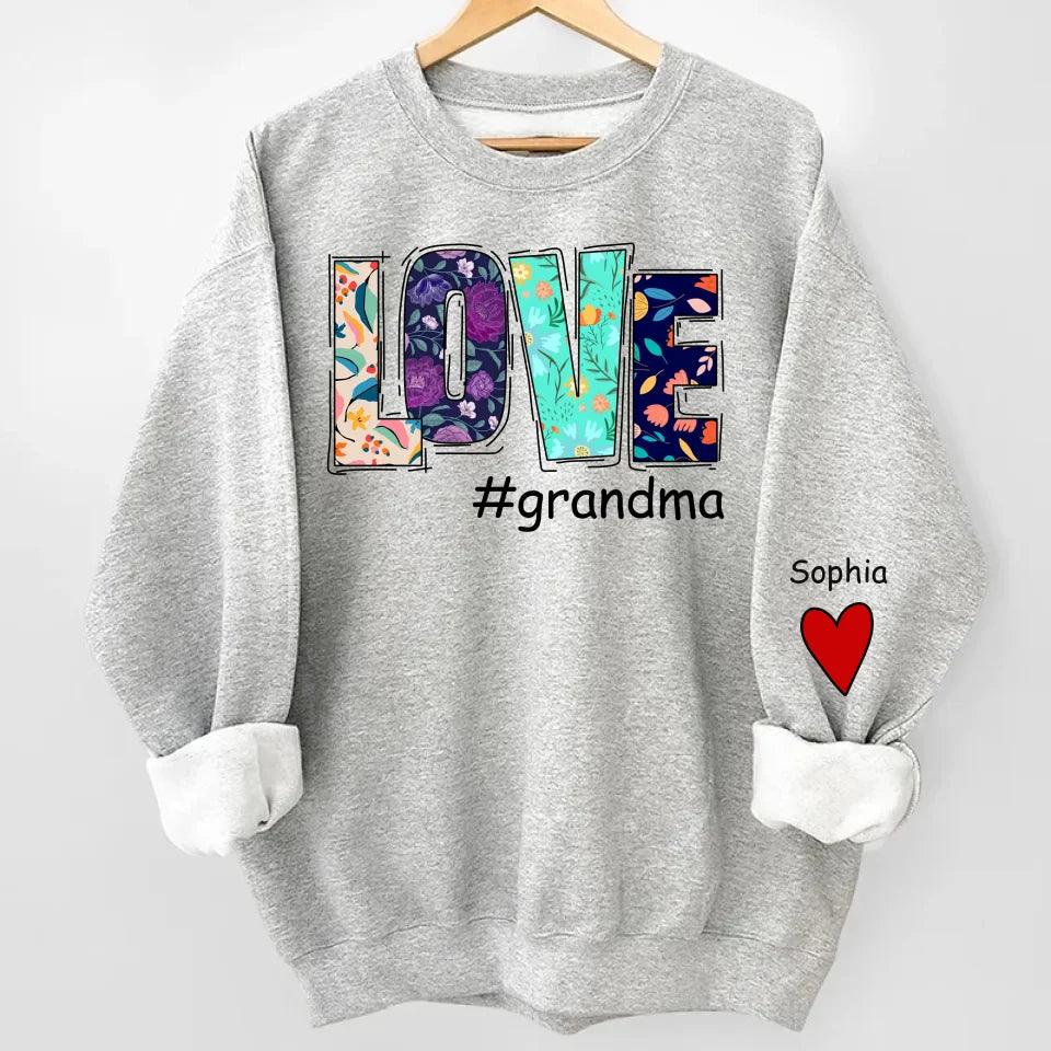 Personalized Christmas Love Nana Life Sweatshirt & Hoodie, 2025 Custom Nana Claus Sweatshirt, Grandma Christmas Sweatshirt & Hoodie