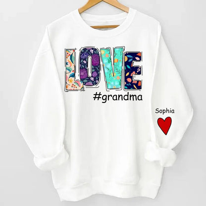 Personalized Christmas Love Nana Life Sweatshirt & Hoodie, 2024 Custom Nana Claus Sweatshirt, Grandma Christmas Sweatshirt & Hoodie