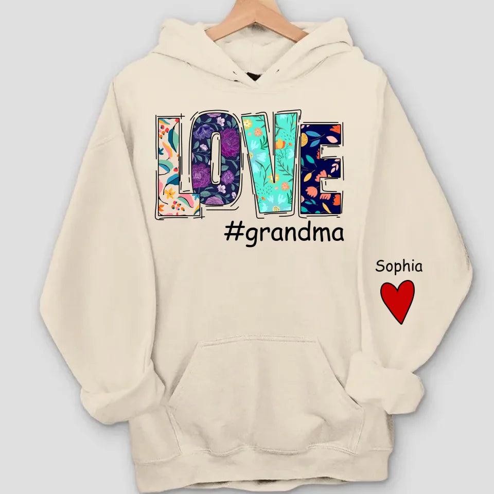 Personalized Christmas Love Nana Life Sweatshirt & Hoodie, 2025 Custom Nana Claus Sweatshirt, Grandma Christmas Sweatshirt & Hoodie