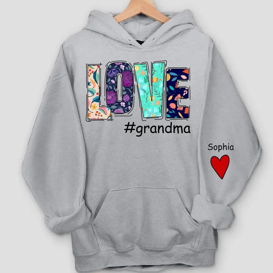 Personalized Christmas Love Nana Life Sweatshirt & Hoodie, 2024 Custom Nana Claus Sweatshirt, Grandma Christmas Sweatshirt & Hoodie