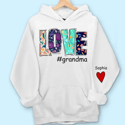 Personalized Christmas Love Nana Life Sweatshirt & Hoodie, 2024 Custom Nana Claus Sweatshirt, Grandma Christmas Sweatshirt & Hoodie