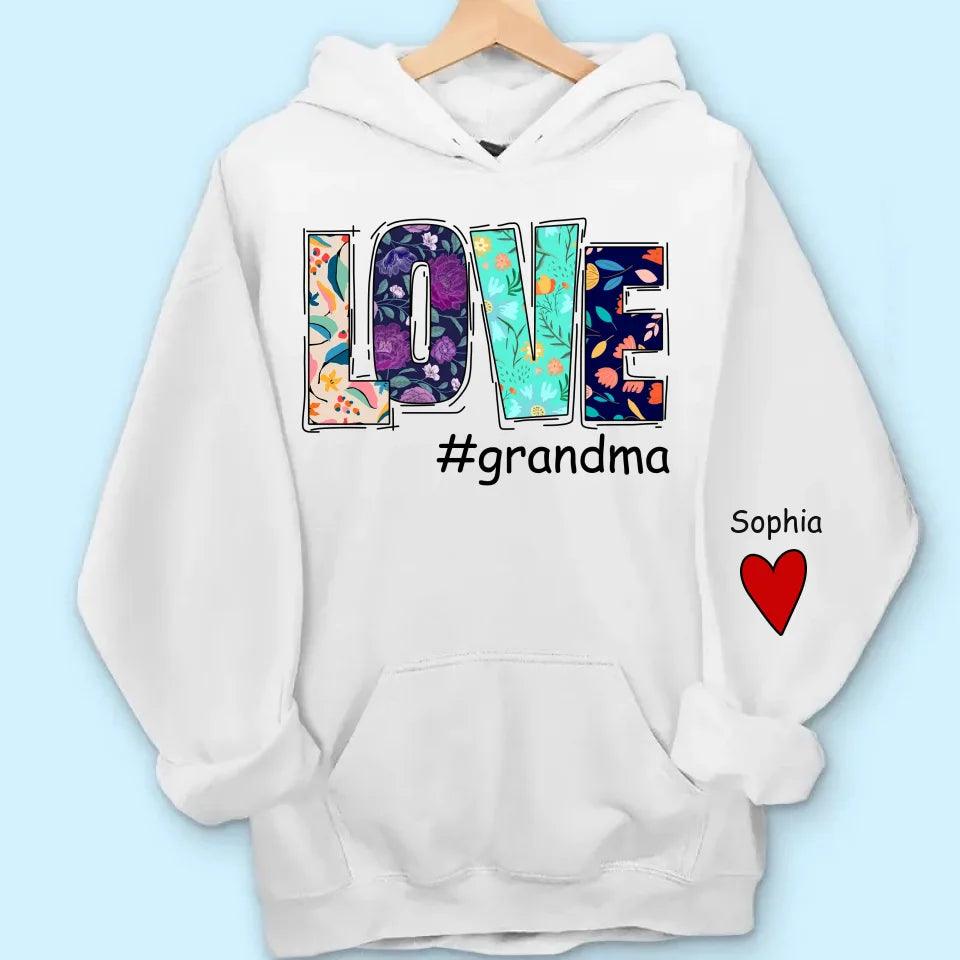 Personalized Christmas Love Nana Life Sweatshirt & Hoodie, 2025 Custom Nana Claus Sweatshirt, Grandma Christmas Sweatshirt & Hoodie