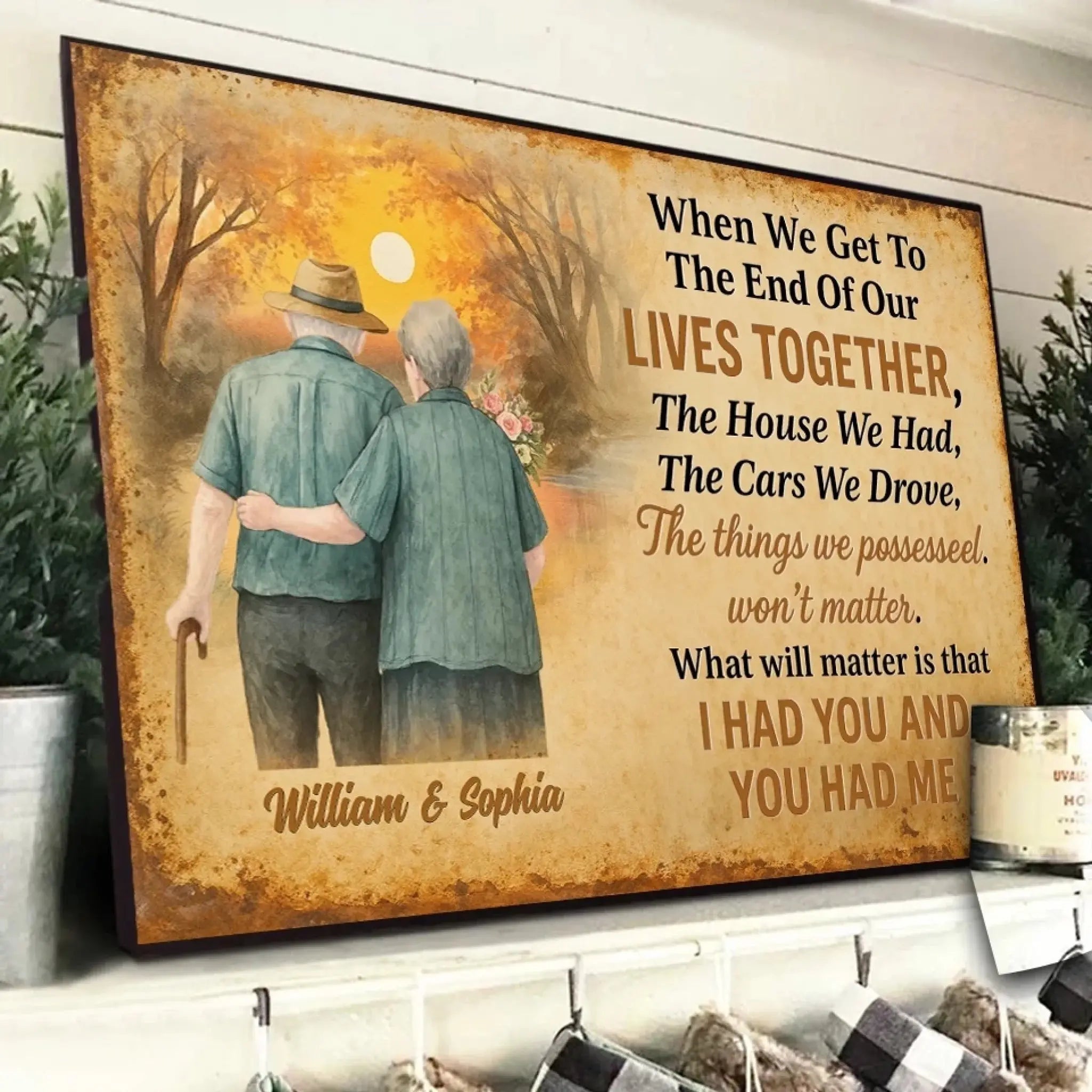 2. Personalized Couple Poster – Custom Gift for Long-Term Love or Anniversary - POS-MAY25-026-HA