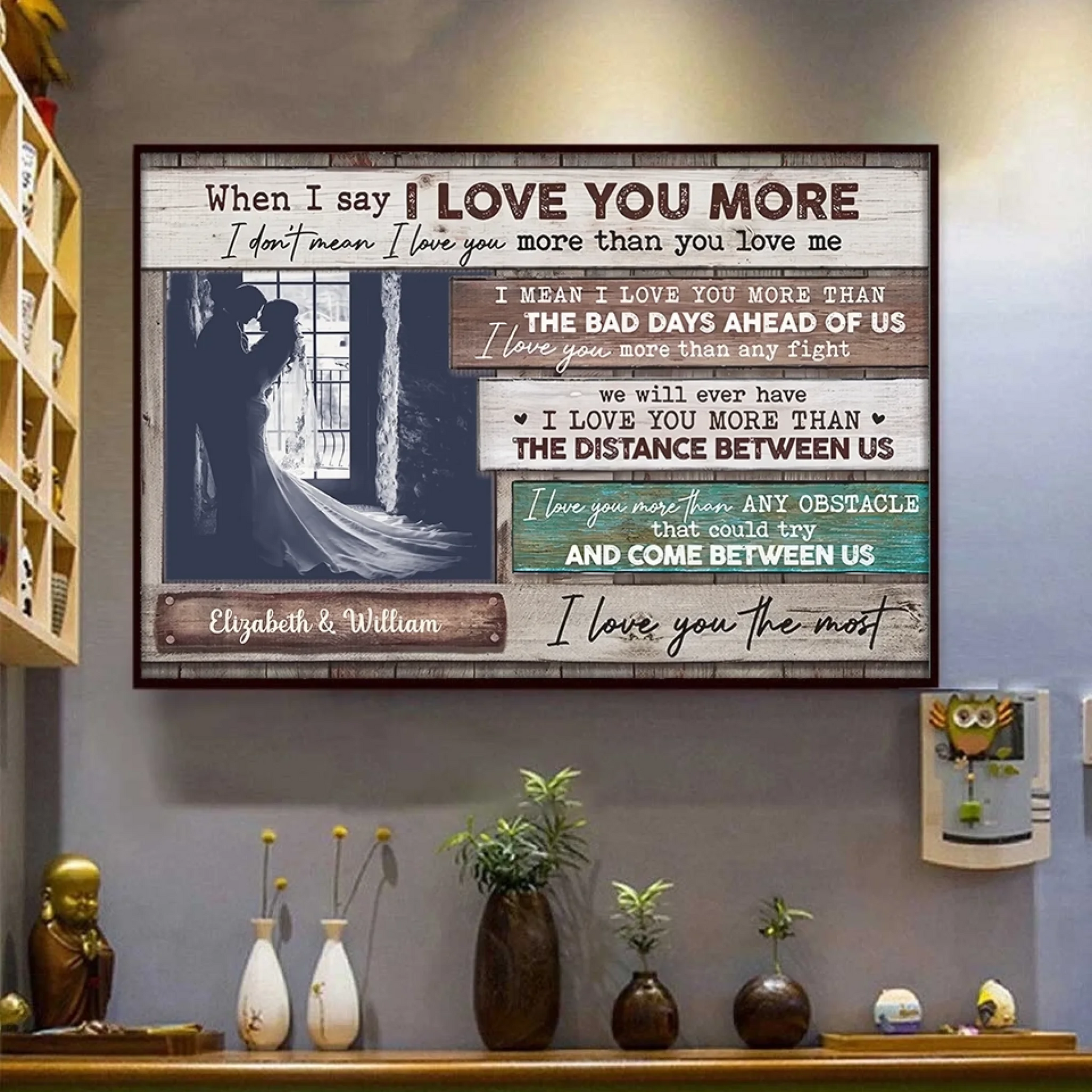 1. I Love You More Than Anything – Personalized Horizontal Photo Poster, Custom Gift for Couples - POS-MAY25-011-HA