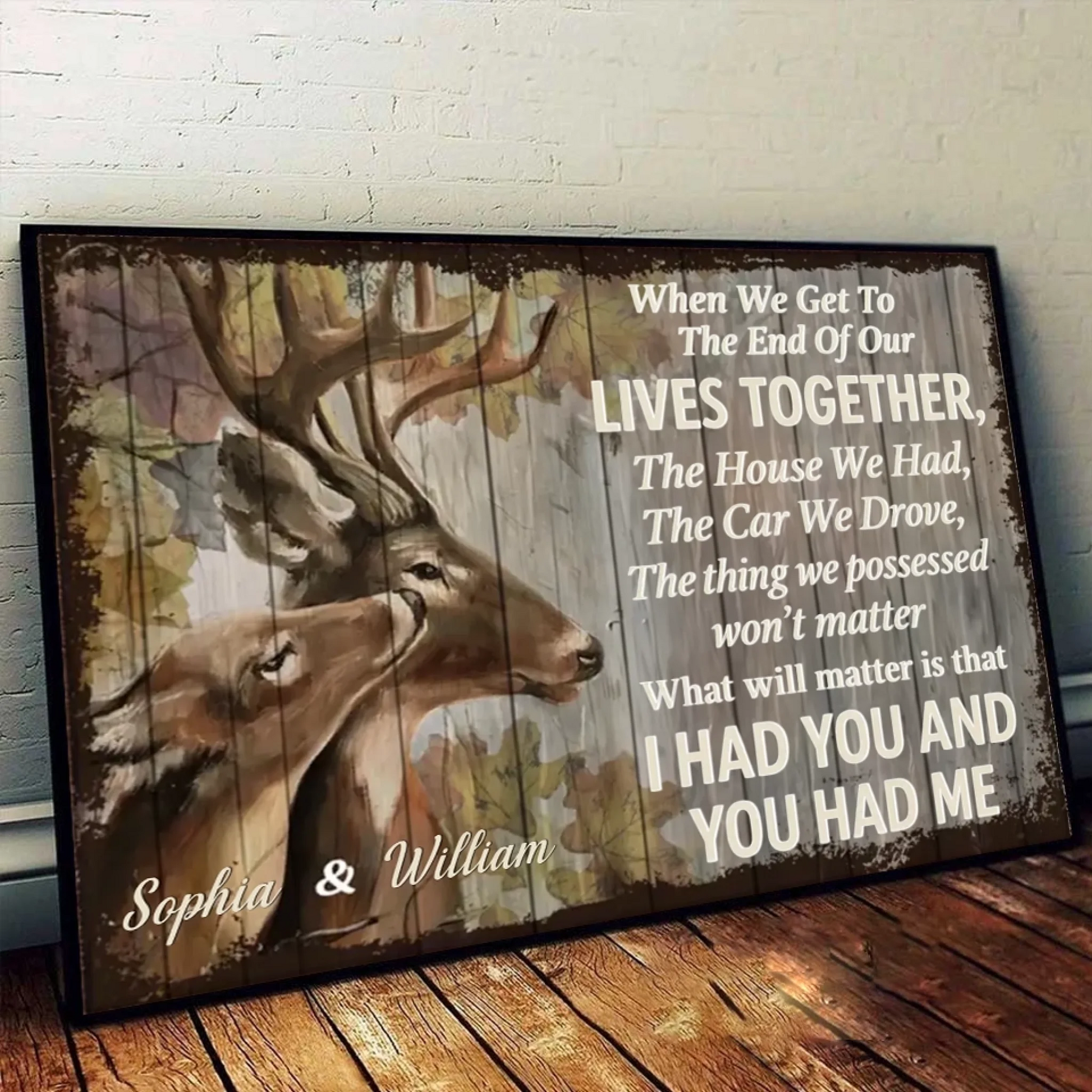 3. I Had You and You Had Me – Personalized Horizontal Poster, Custom Romantic Gift for Couples - POS-MAY25-004-HA (3)
