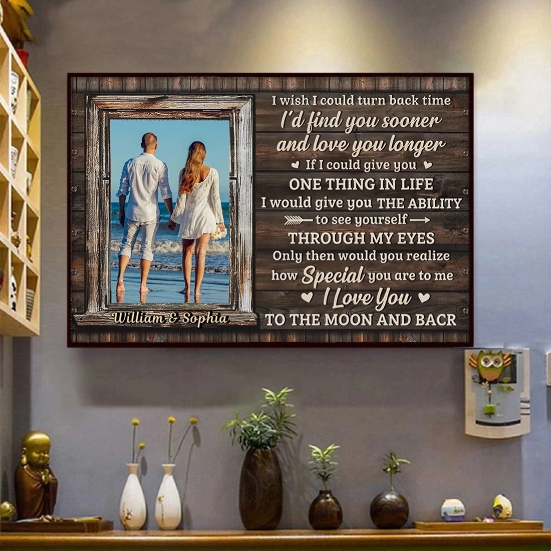 1. I Love You More Than Anything – Personalized Horizontal Photo Poster with Image Upload, Romantic Gift for Couples - POS-MAY25-017-HA