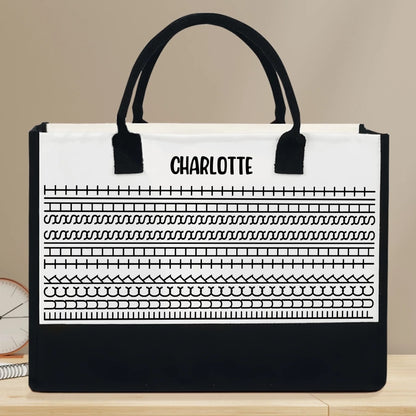 Celebrating You in Style – Personalized Birthday Canvas Tote Bag with Name & State, Custom 40th or 50th Birthday Gift for Her