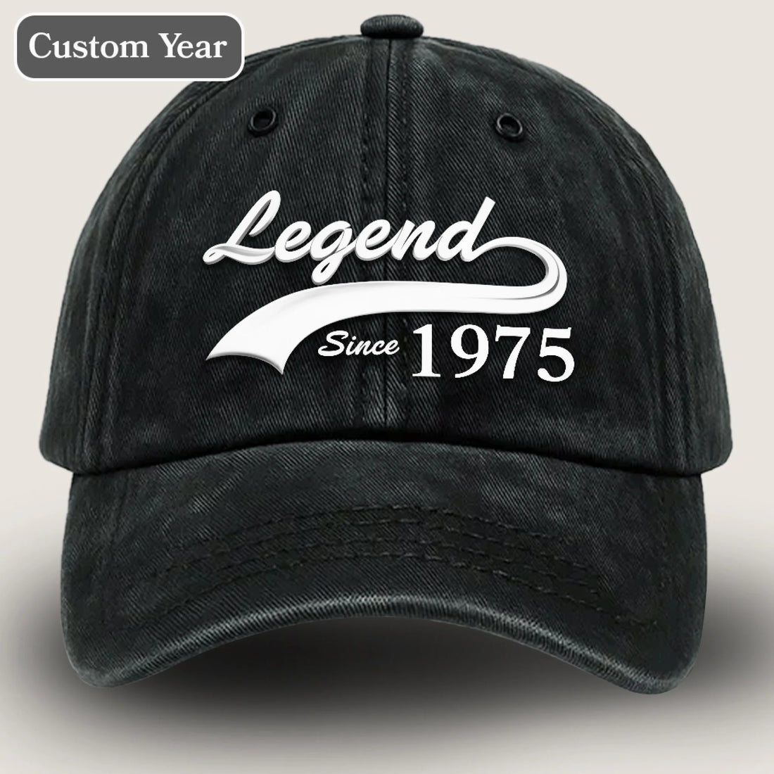 Legend Since [Custom Year] – Personalized Men’s T-Shirt, 40th, 50th, 60th, 70th Birthday Gift for Dad, Husband, or Him