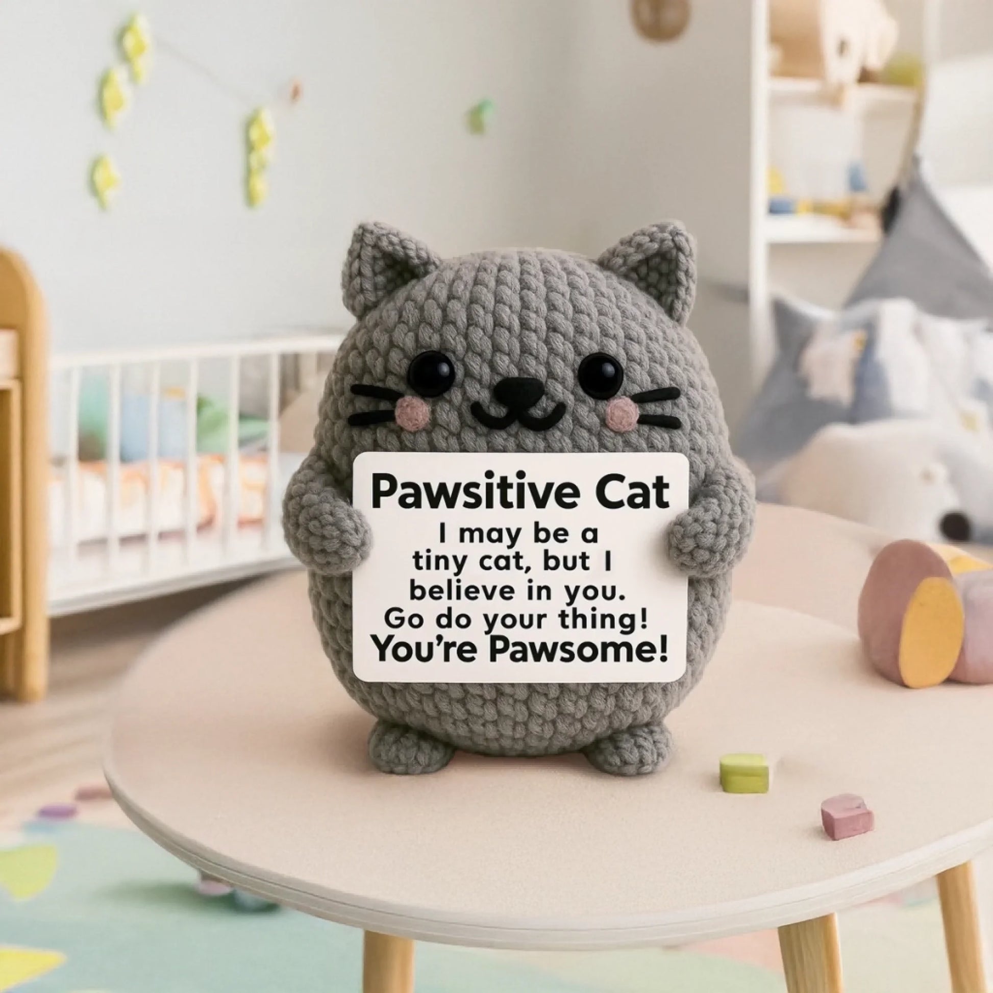 Pawsitive Vibes Only – Cat Crochet Design, Thoughtful Gift for Pet Owners and Cat Lovers 2