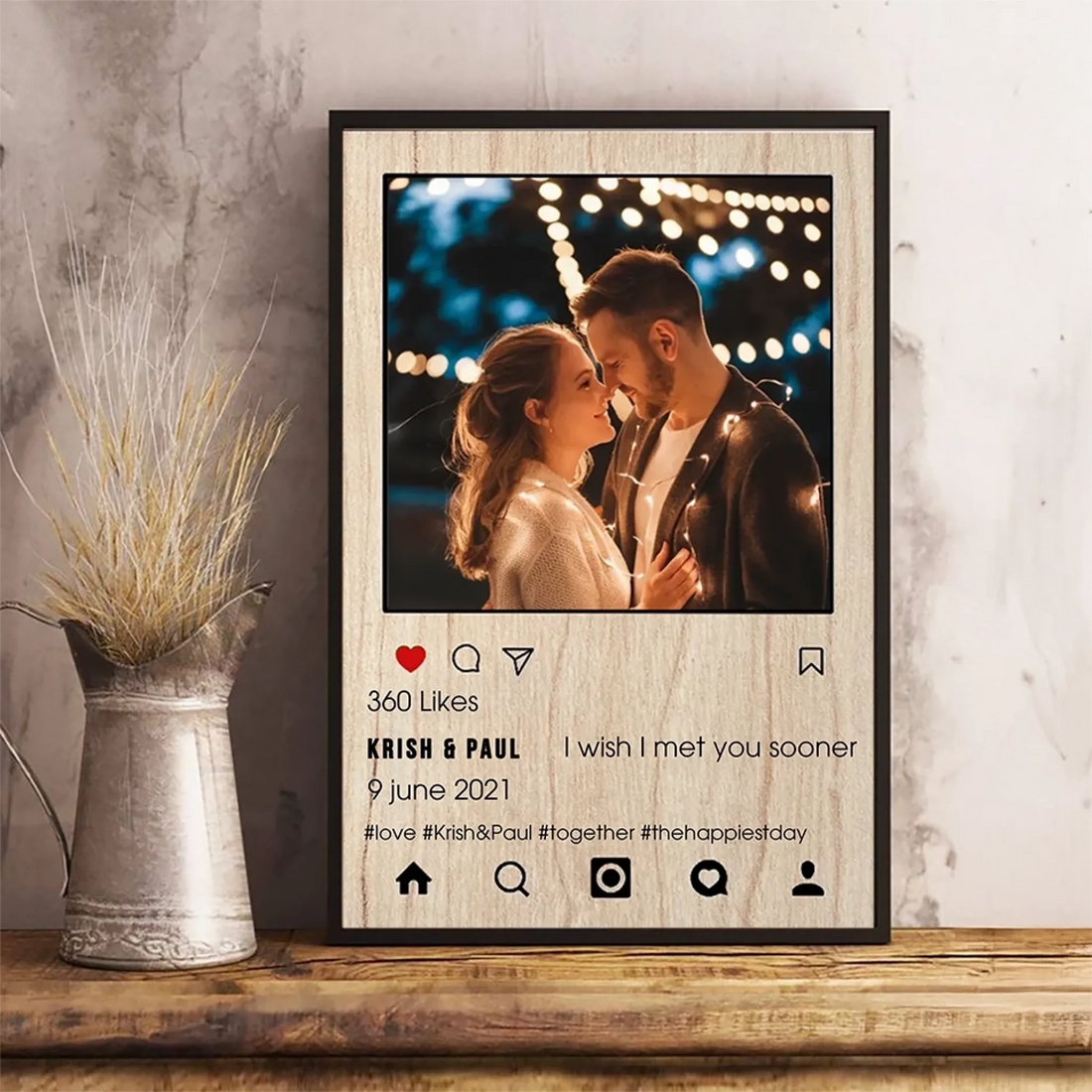 1. Instagram Style Moments – Personalized Vertical Photo Poster, Custom Gift to Capture and Share Your Favorite Memories - POS-MAY25-012-HA