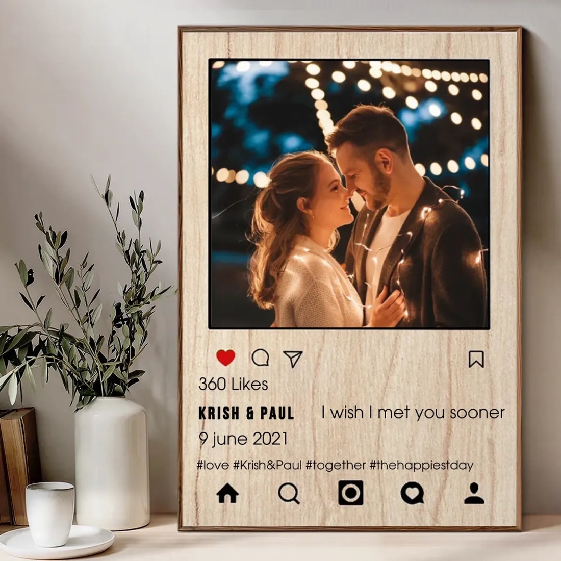 1. Instagram Style Moments – Personalized Vertical Photo Poster, Custom Gift to Capture and Share Your Favorite Memories - POS-MAY25-012-HA