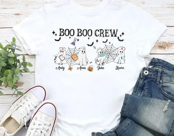 Boo Boo Crew Tee – Halloween Nurse Gift
