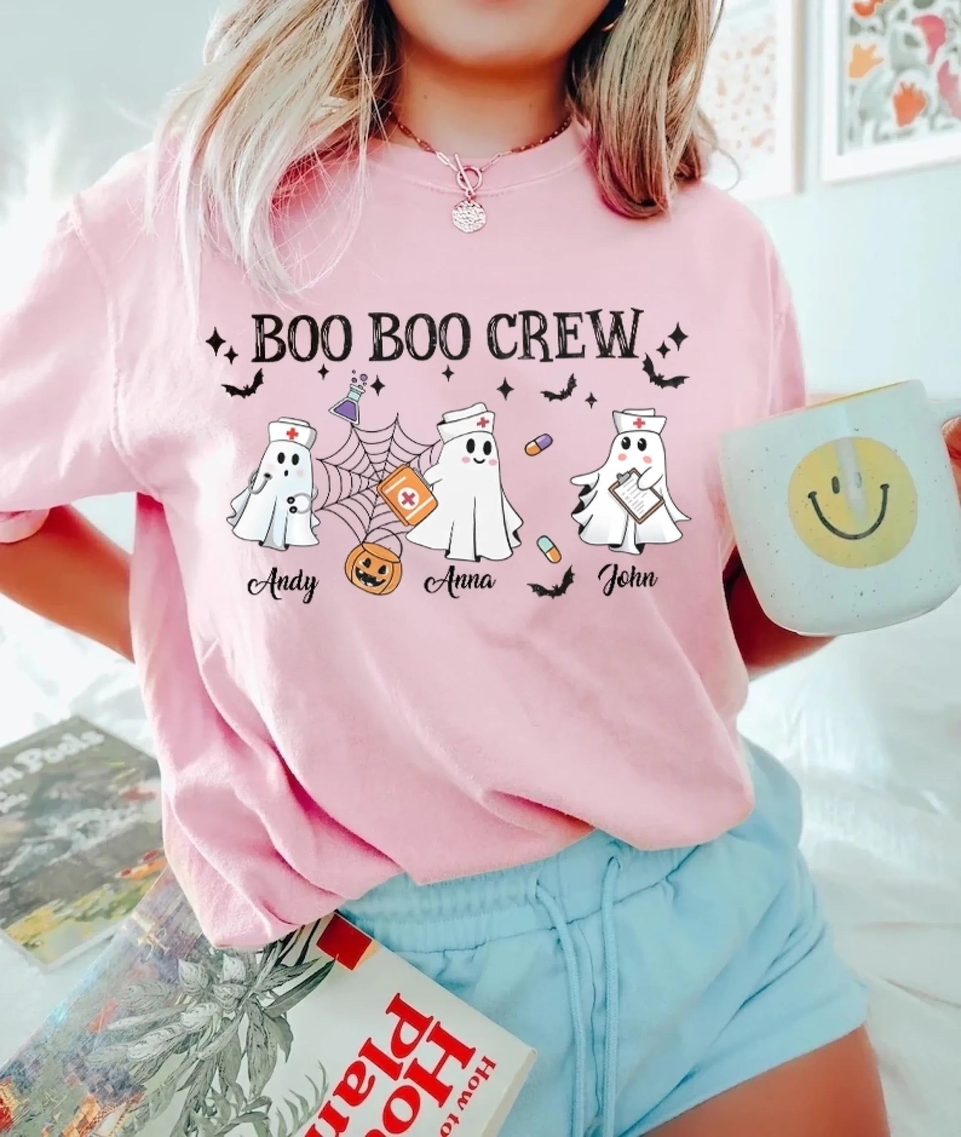 6. Boo Boo Crew Tee – Halloween Nurse Gift
