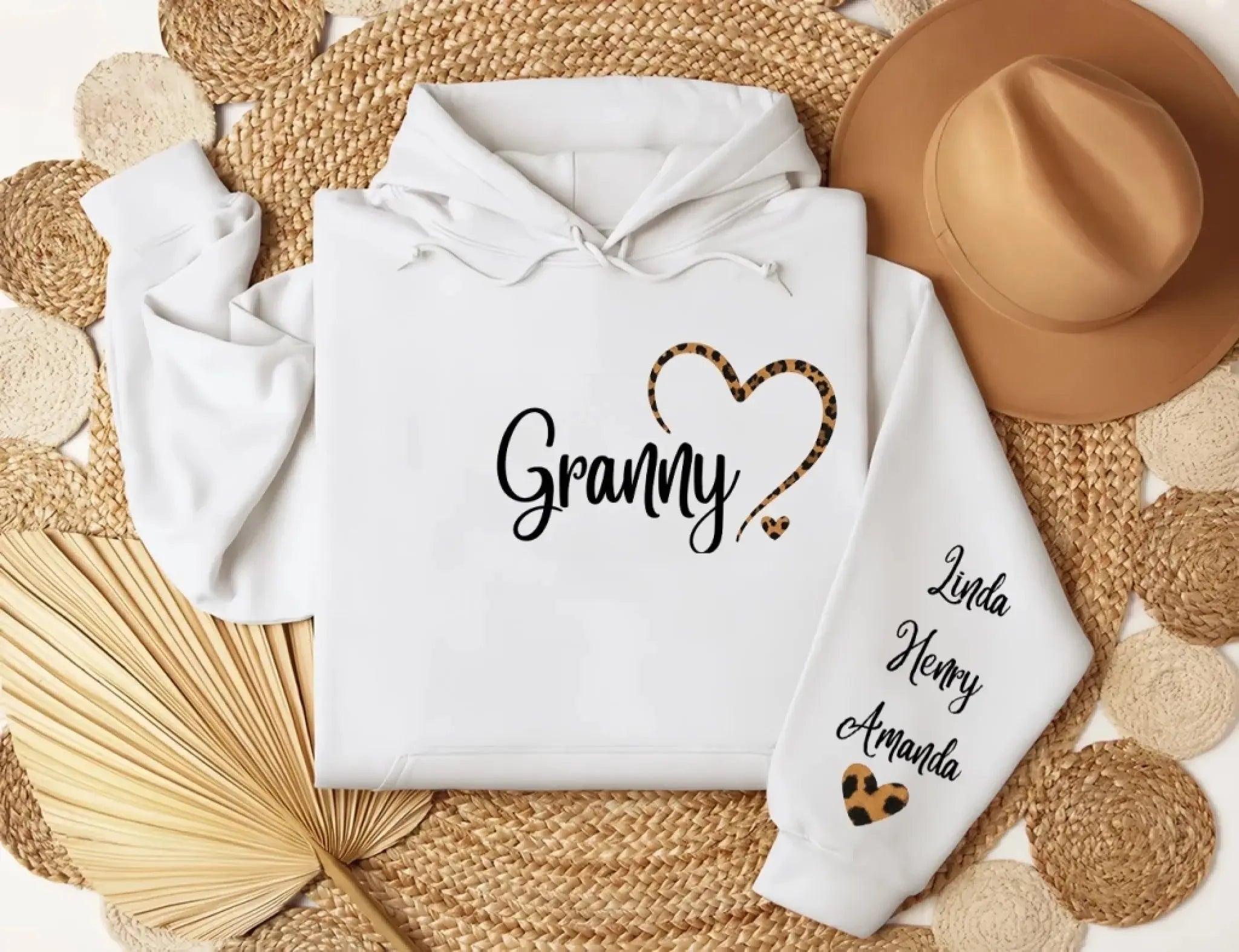 5. Grandma Sweatshirt with Heart – Cute Gift for Grandma