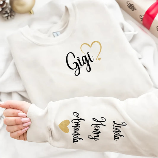 2. Grandma Sweatshirt with Heart – Cute Gift for Grandma