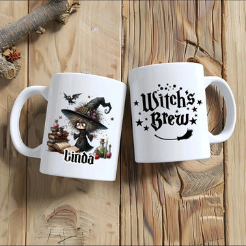 6.  Witch's Brew Mug, Gift for Witches & Magic Lovers