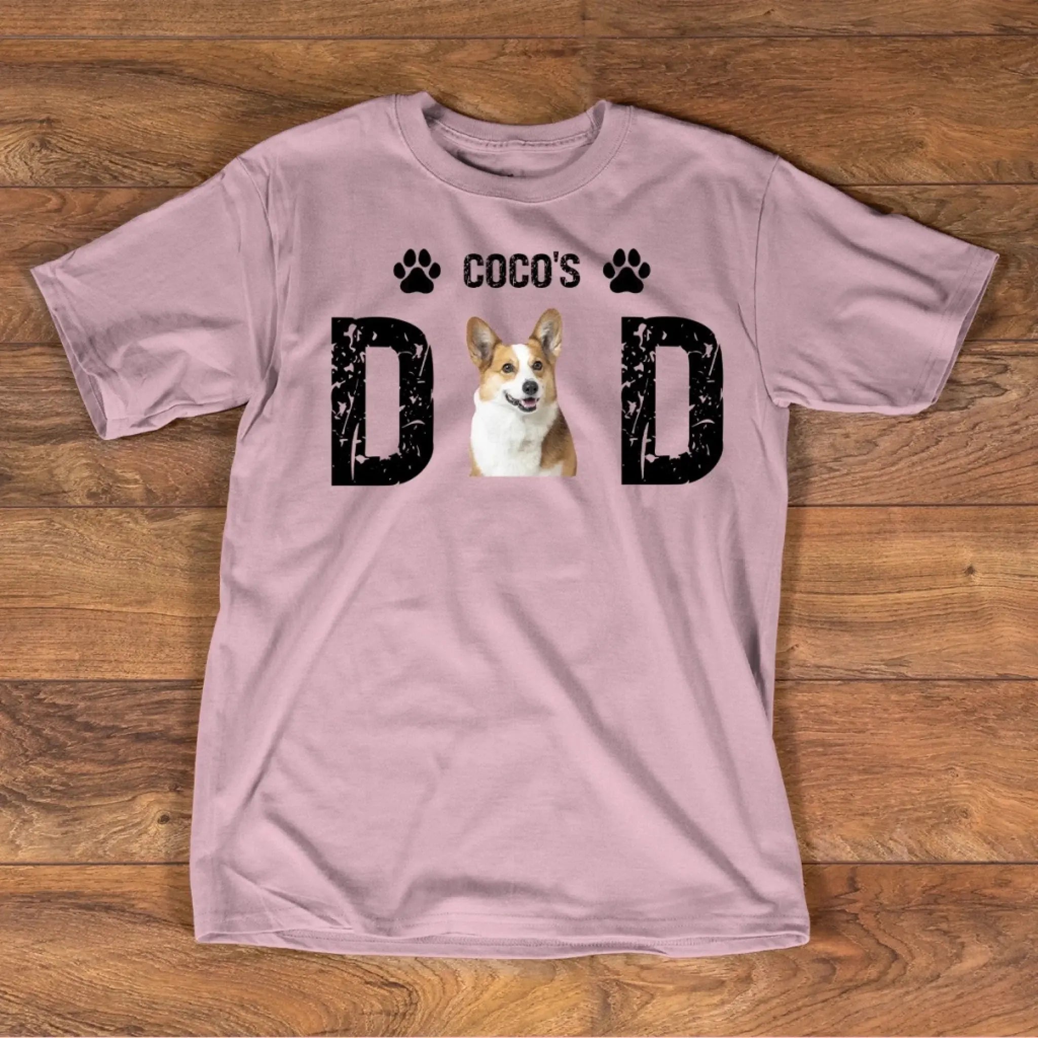 3. Custom Dog Photo Shirt - Personalized Dog Dad Gift