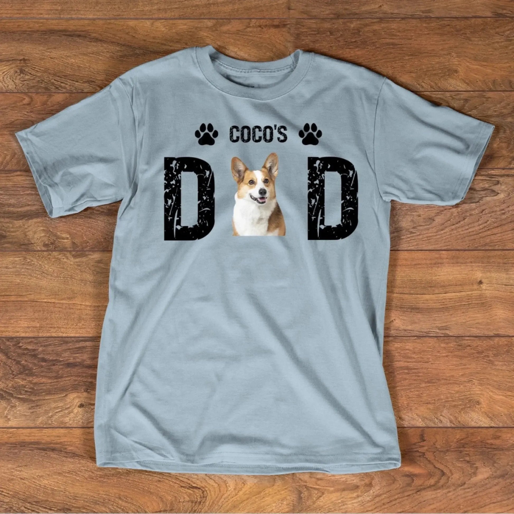 4. Custom Dog Photo Shirt - Personalized Dog Dad Gift
