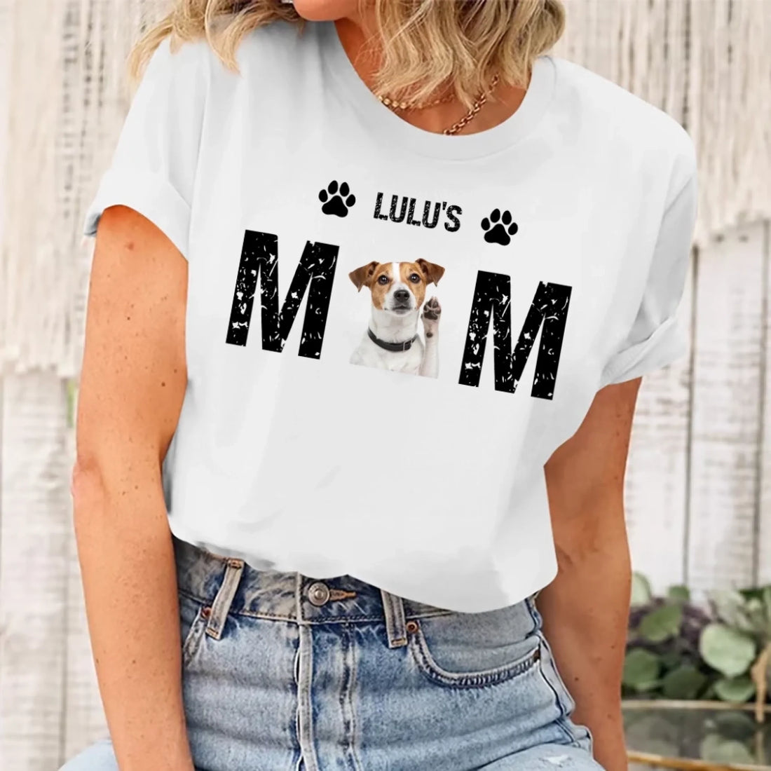 6. Custom Dog Photo Shirt - Personalized Dog Dad Gift