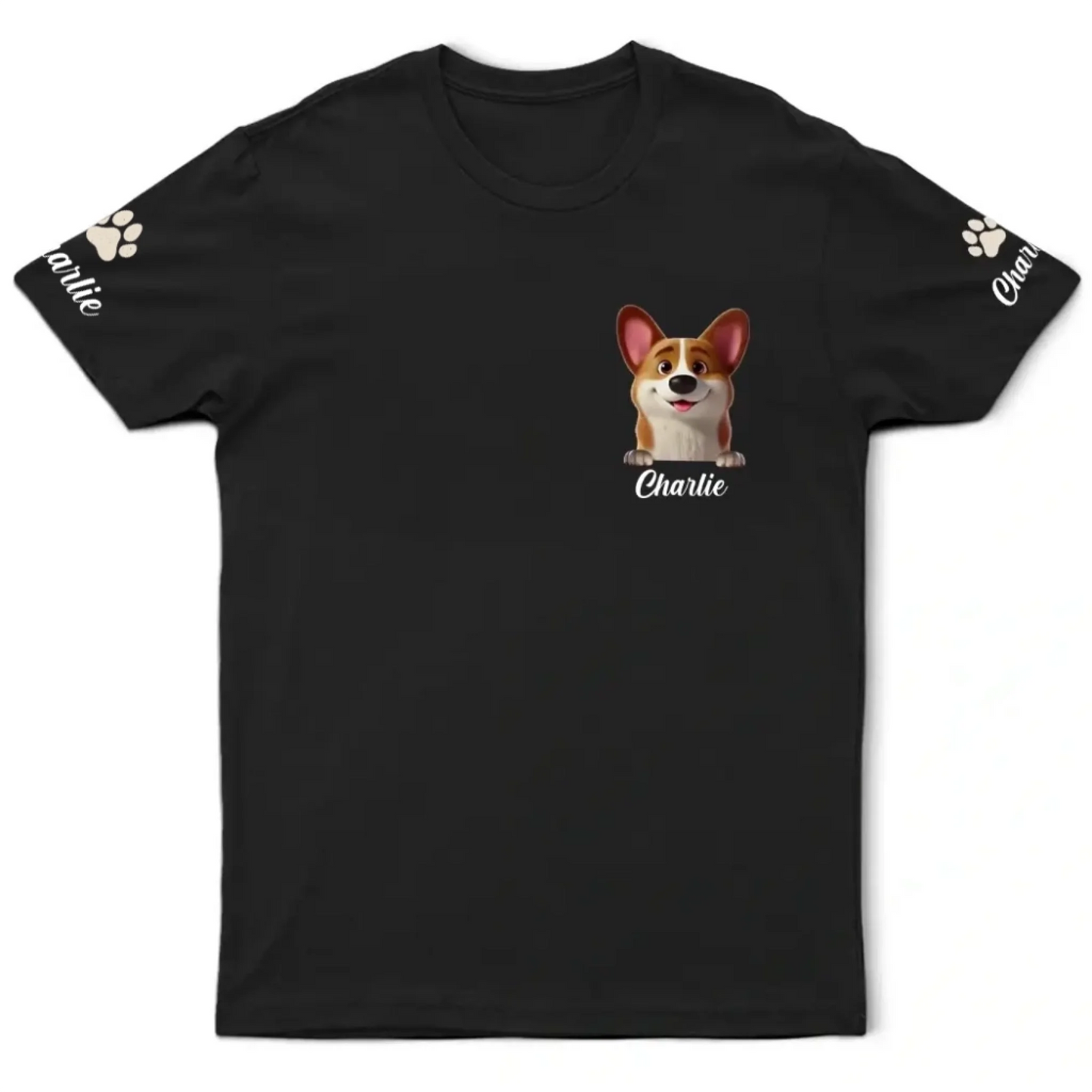 3. Custom Pet Shirt – Personalized Name Gift for Men