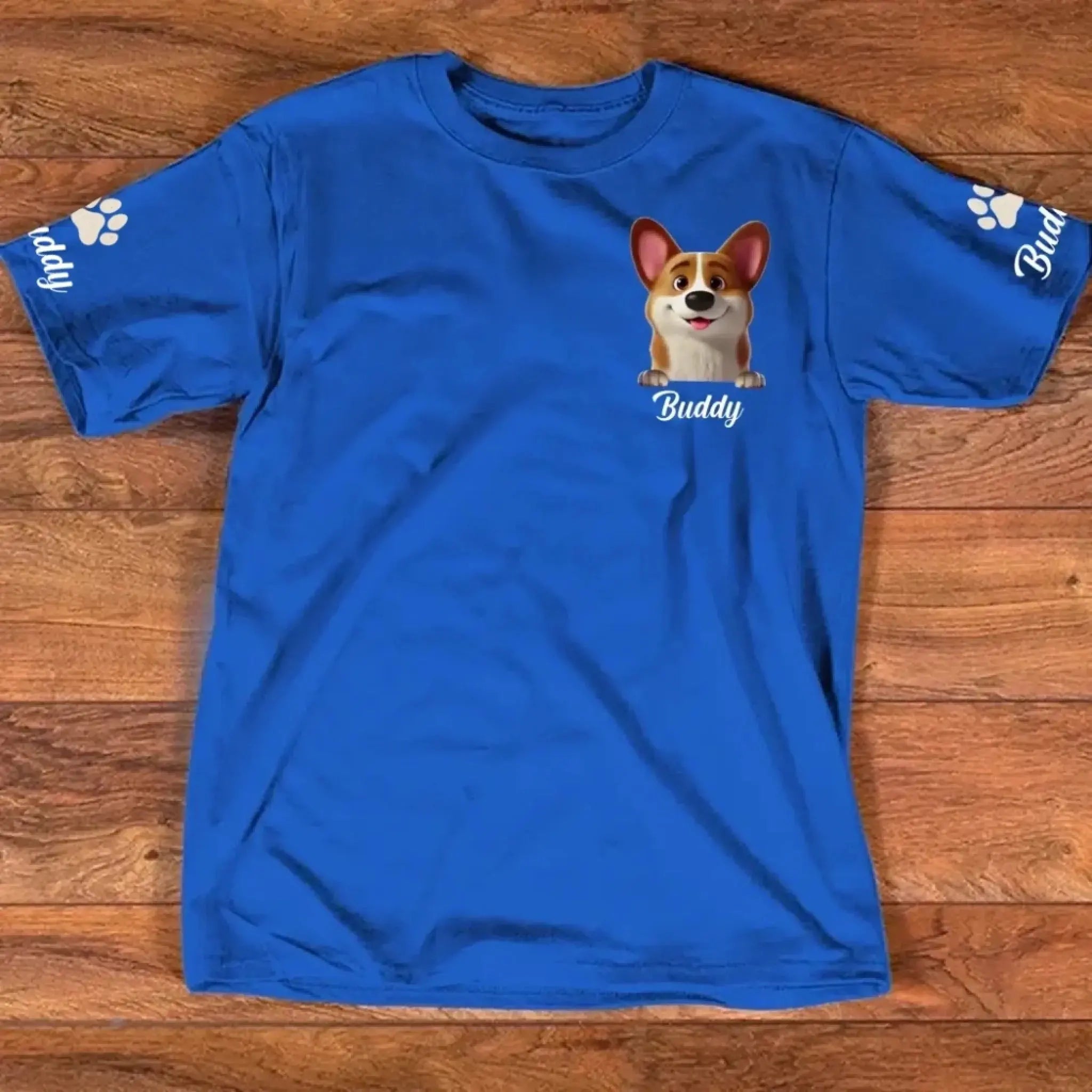 6. Custom Pet Shirt – Personalized Name Gift for Men