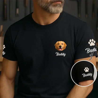 7. Custom Pet Shirt – Personalized Name Gift for Men