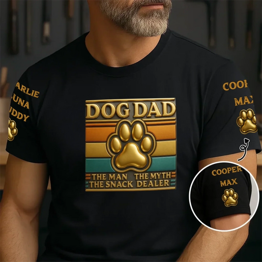 Custom Dog Dad Shirt – Funny Gift for Men with Dogs-4