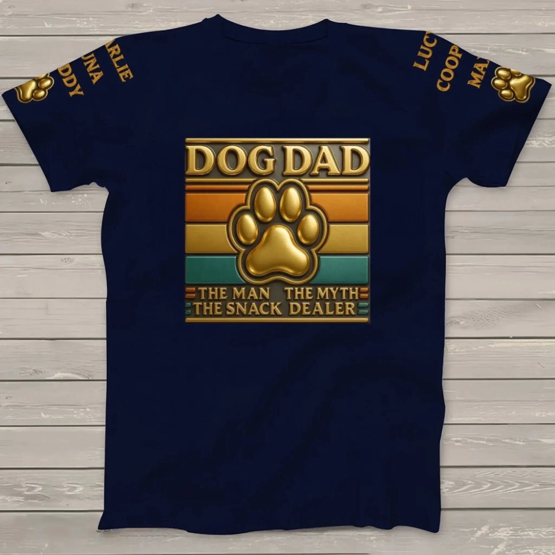 Custom Dog Dad Shirt – Funny Gift for Men with Dogs-5