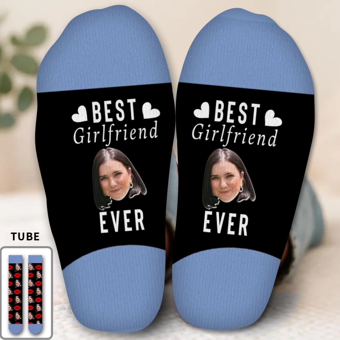 Best Girlfriend Ever Funny Socks Gif & Gifts for Your Girlfriend-7