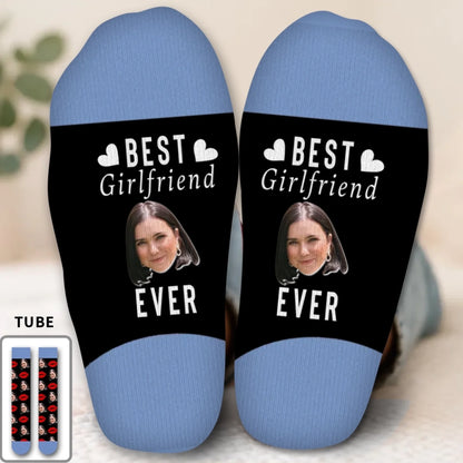 Best Girlfriend Ever Funny Socks Gif & Gifts for Your Girlfriend-7