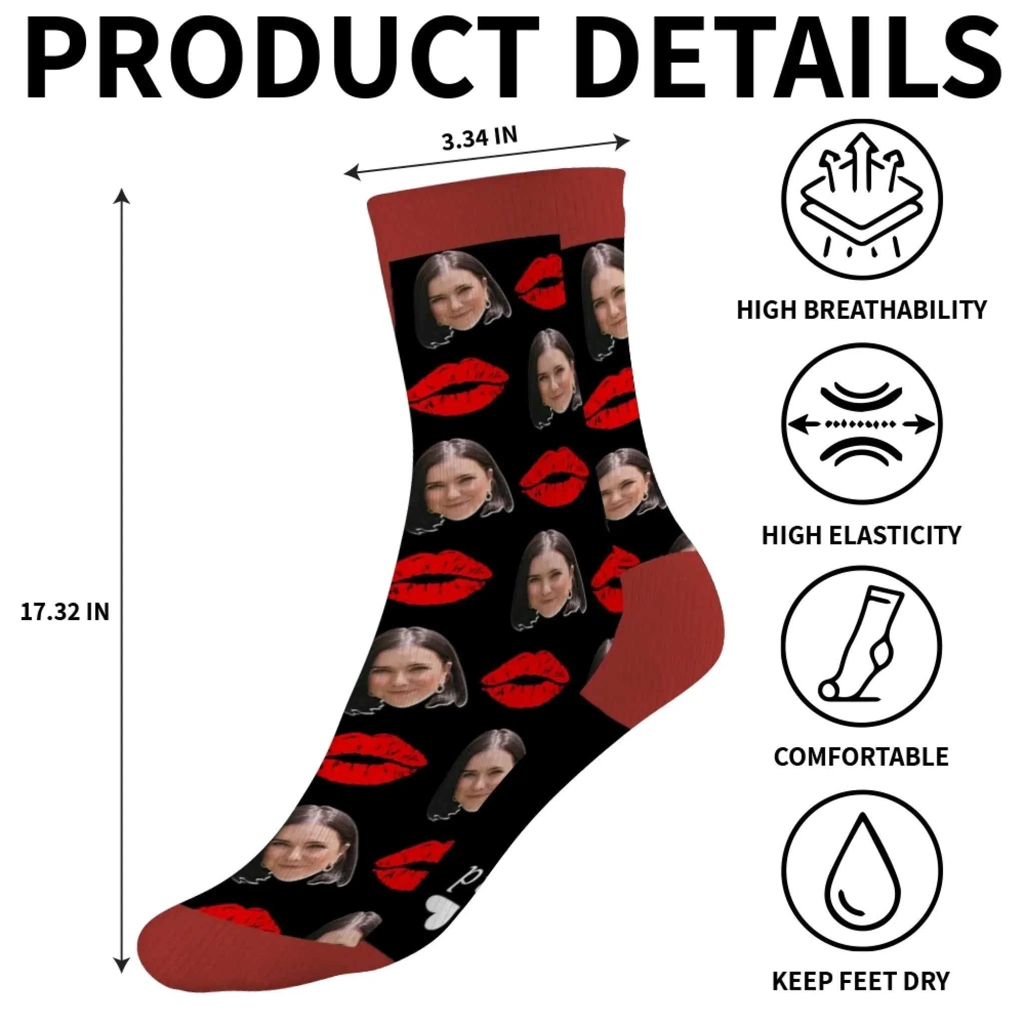 Best Girlfriend Ever Funny Socks Gif & Gifts for Your Girlfriend-6