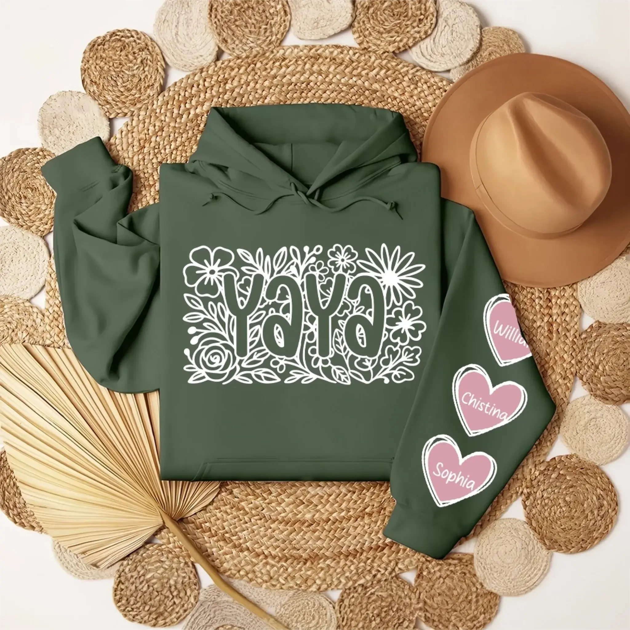 Mimi Flower Shirt, Mama and Mini Shirt Gift For Grandma, Mom-1