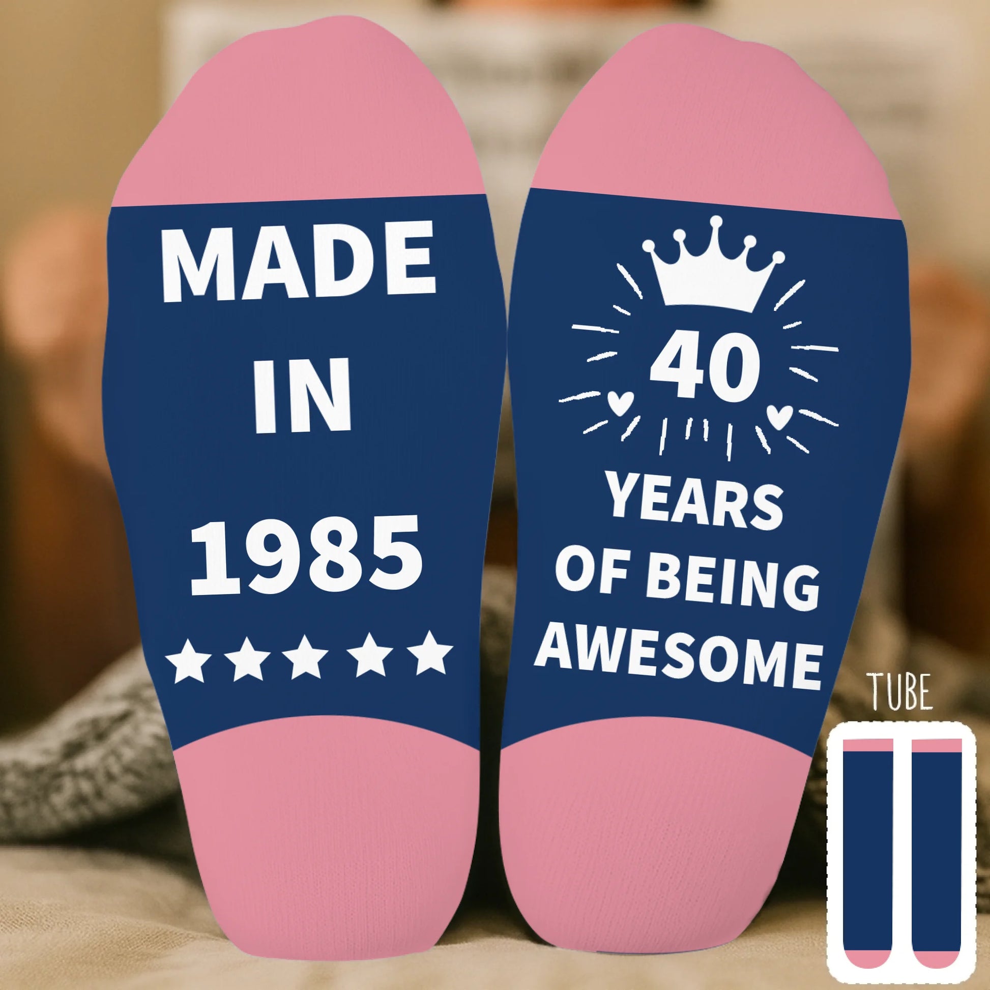 Middle Tube Socks