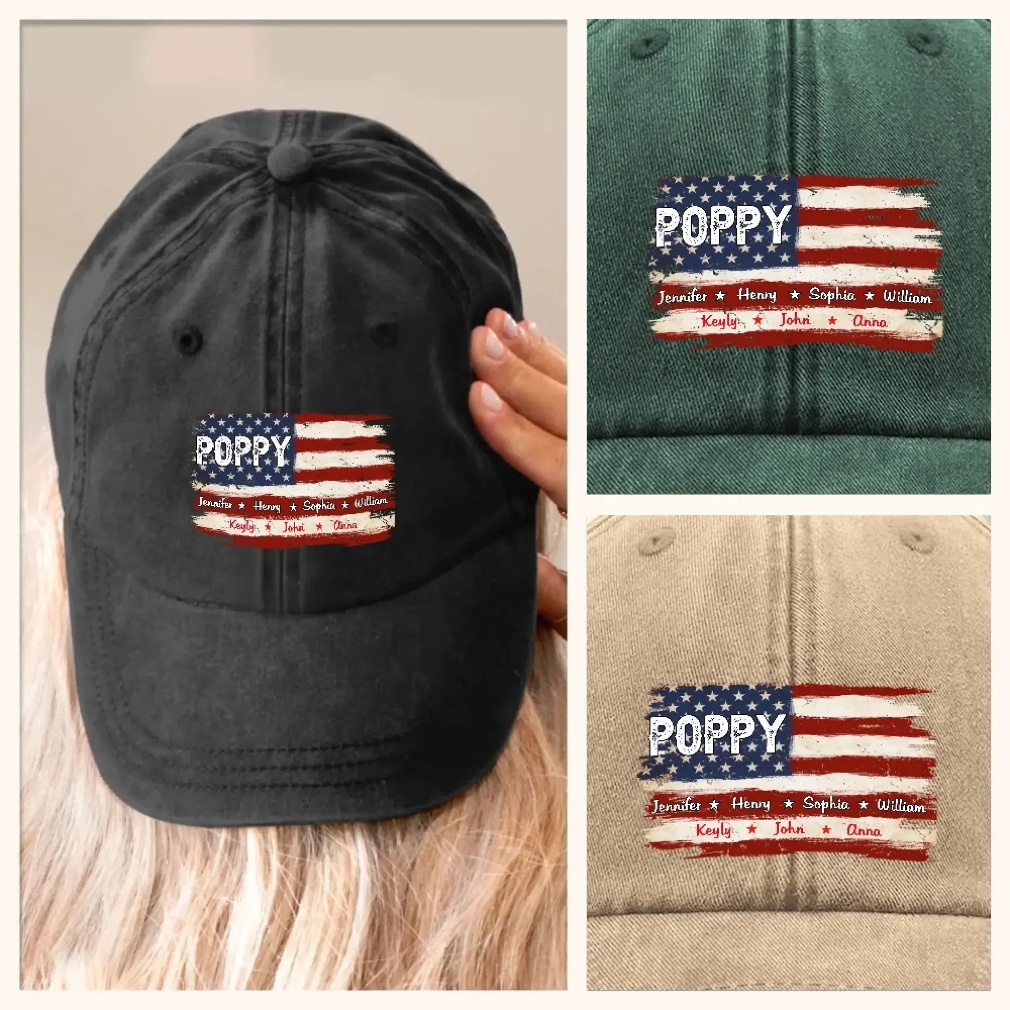 Custom American Flags, Personalized Father's Day Gifts for Grandpa - Proud to Be Native American-3