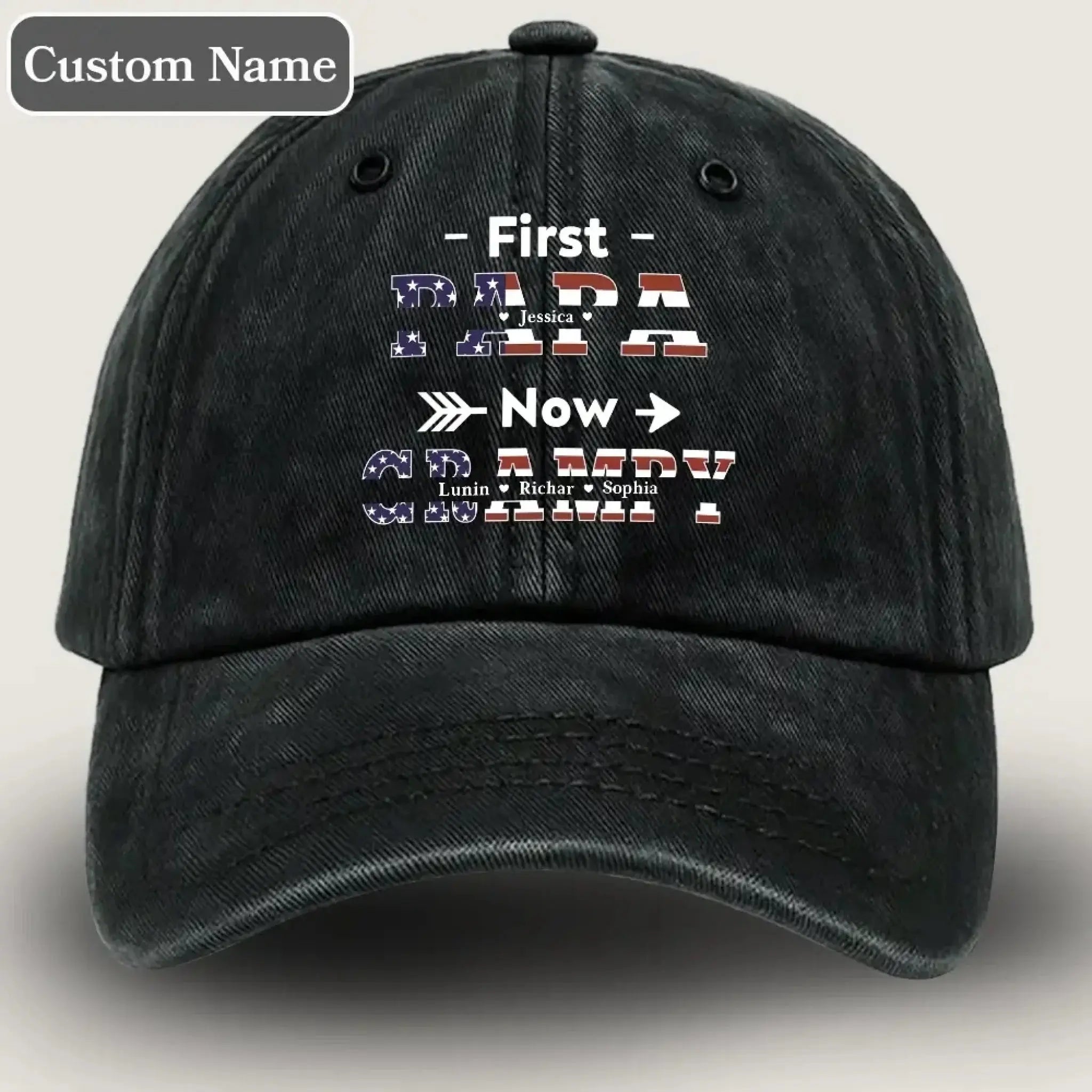 First Dad Now Papa - Gift For Father, Grandpa, Grandfather-1
