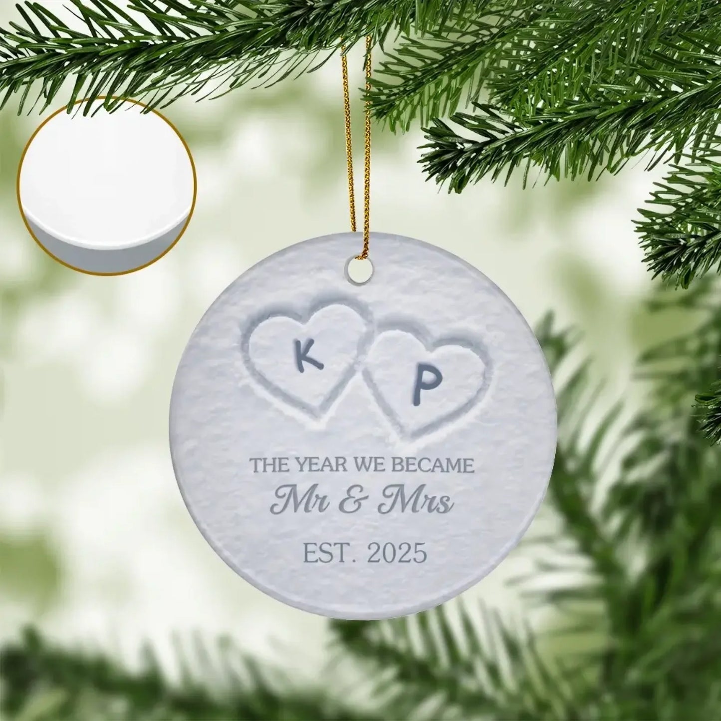 Personalized Anniversary - Christmas Wedding Gifts For Couple-3