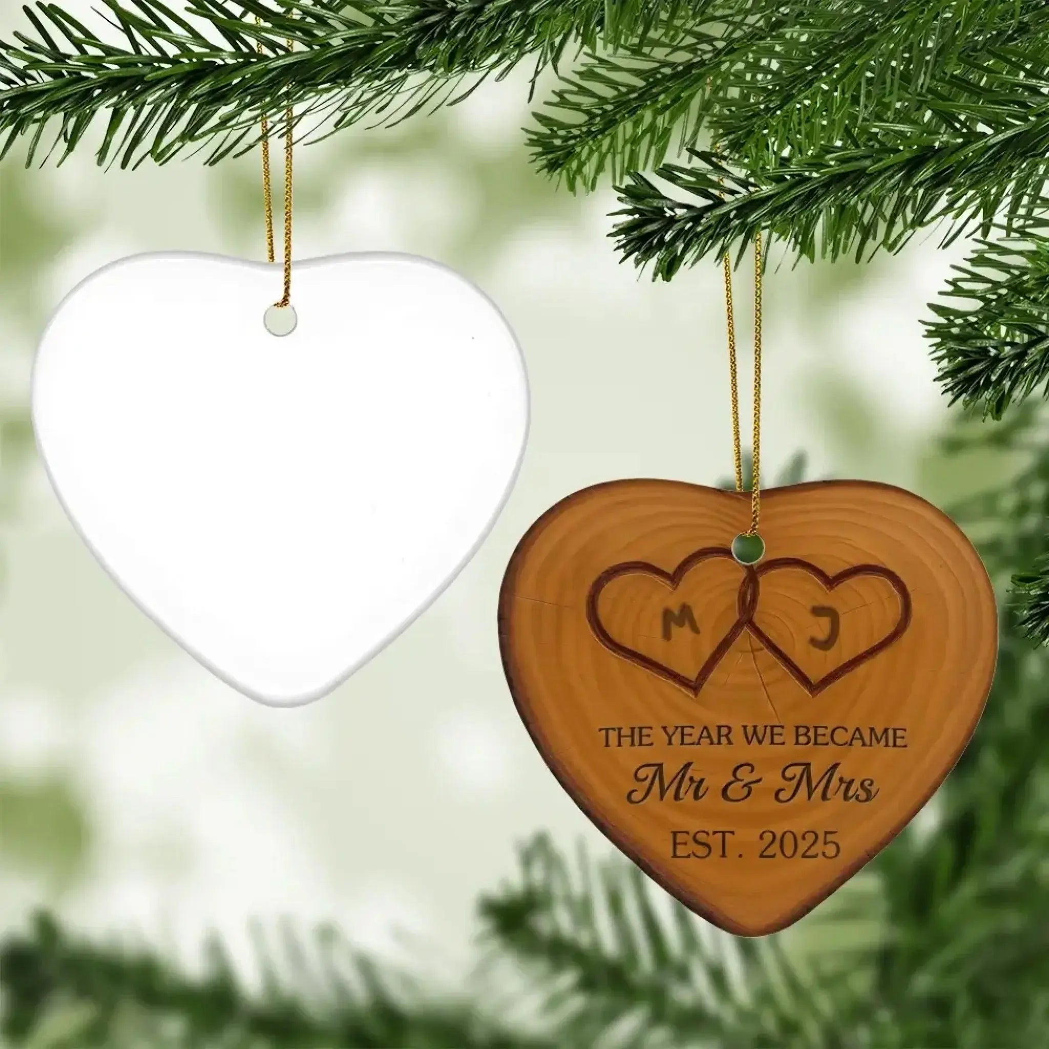 Personalized Anniversary - Christmas Wedding Gifts For Couple-2