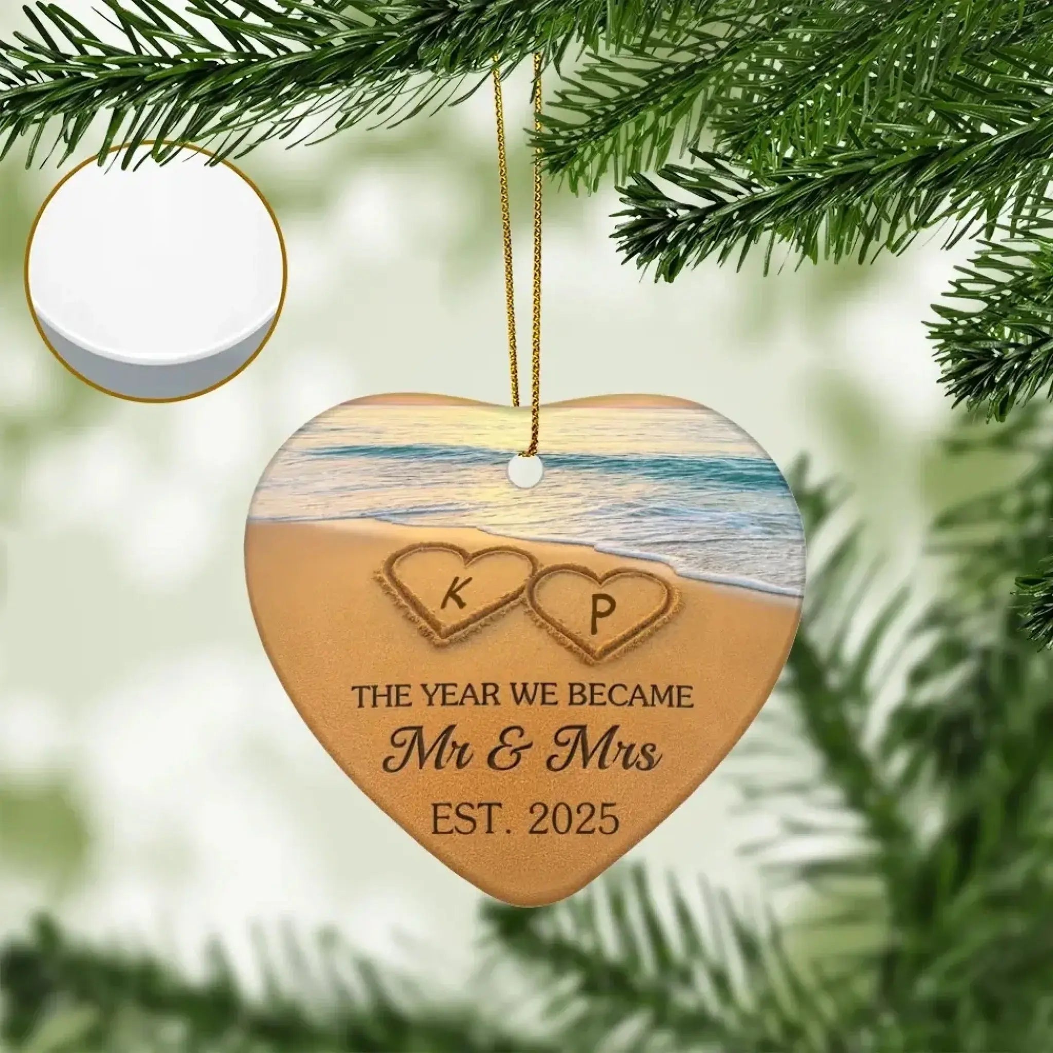 Personalized Anniversary - Christmas Wedding Gifts For Couple-1