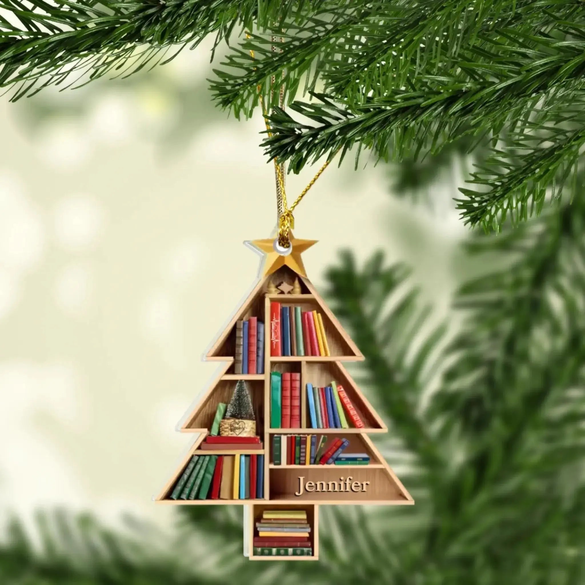 Custom Wood, Acrylic Ornament - Personalized Christmas Gifts-3