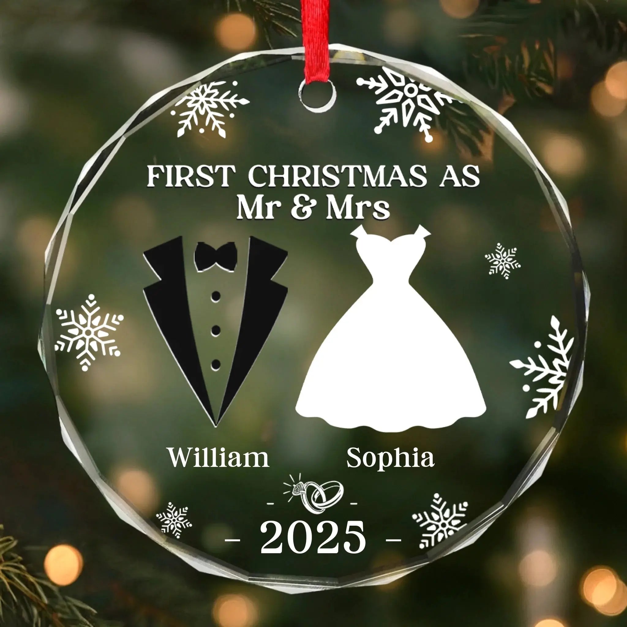 Glass Ornament Round