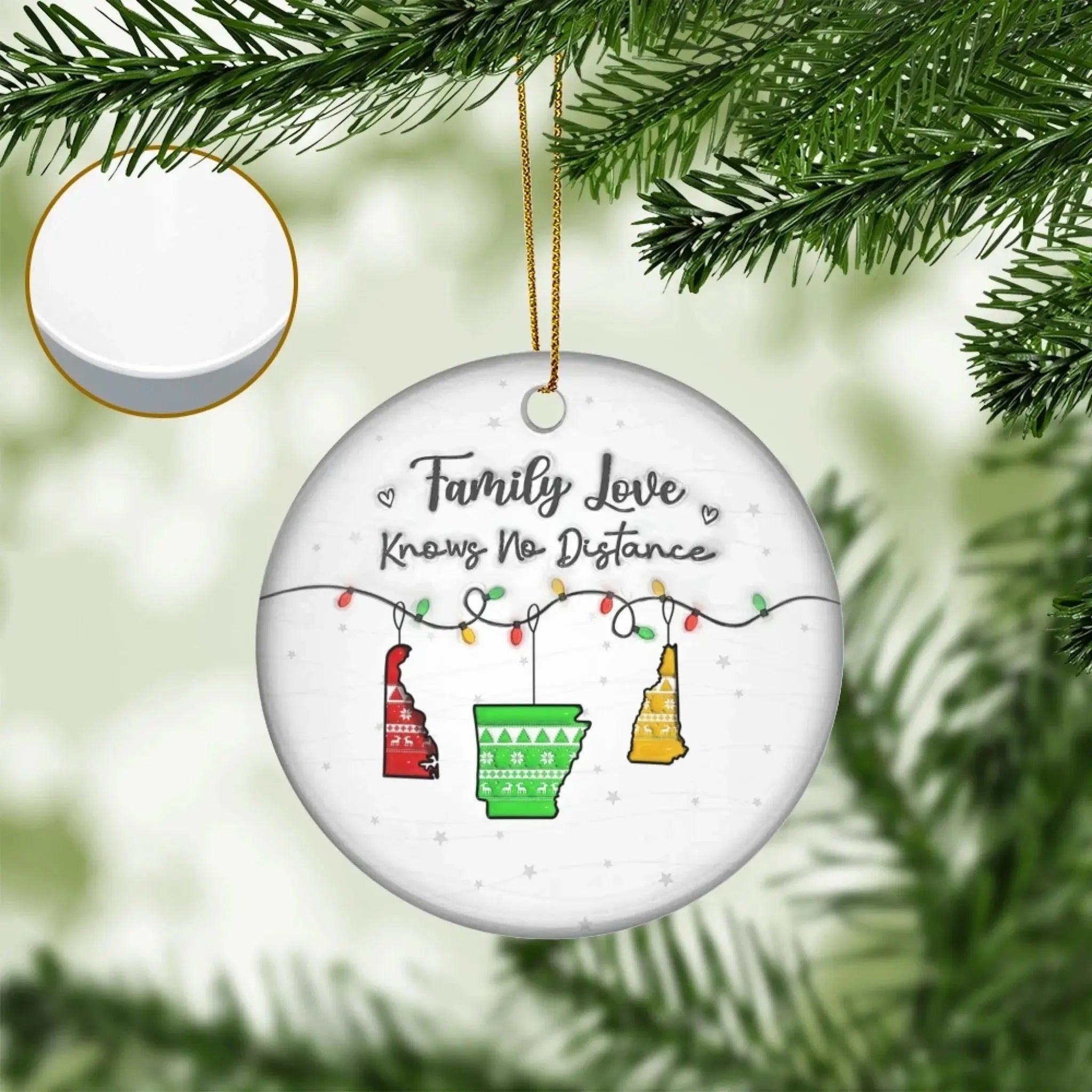 Personalized Custom Ornament - Christmas Gift for Family Members-4