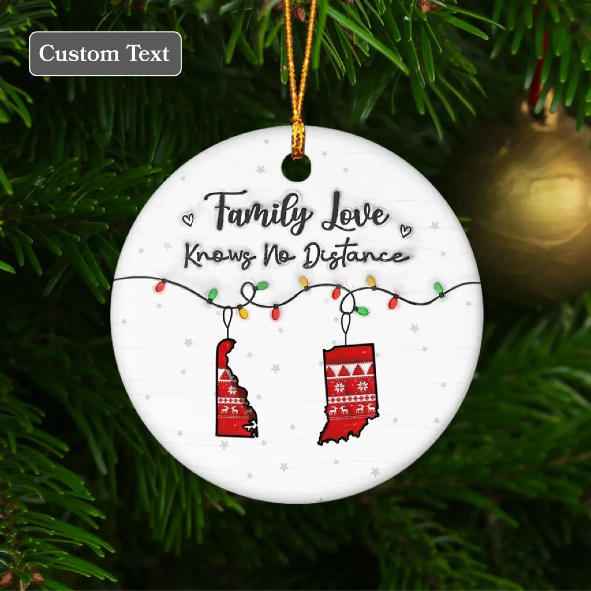 Personalized Custom Ornament - Christmas Gift for Family Members-2