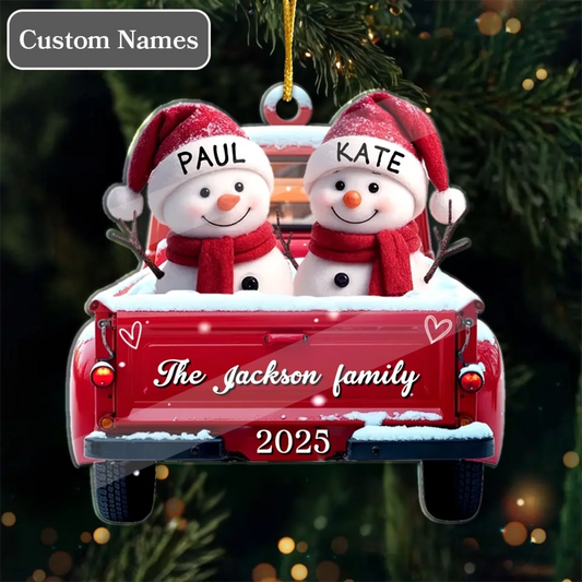 Custom Acrylic Ornament - Personalized Christmas Gifts For Family-1